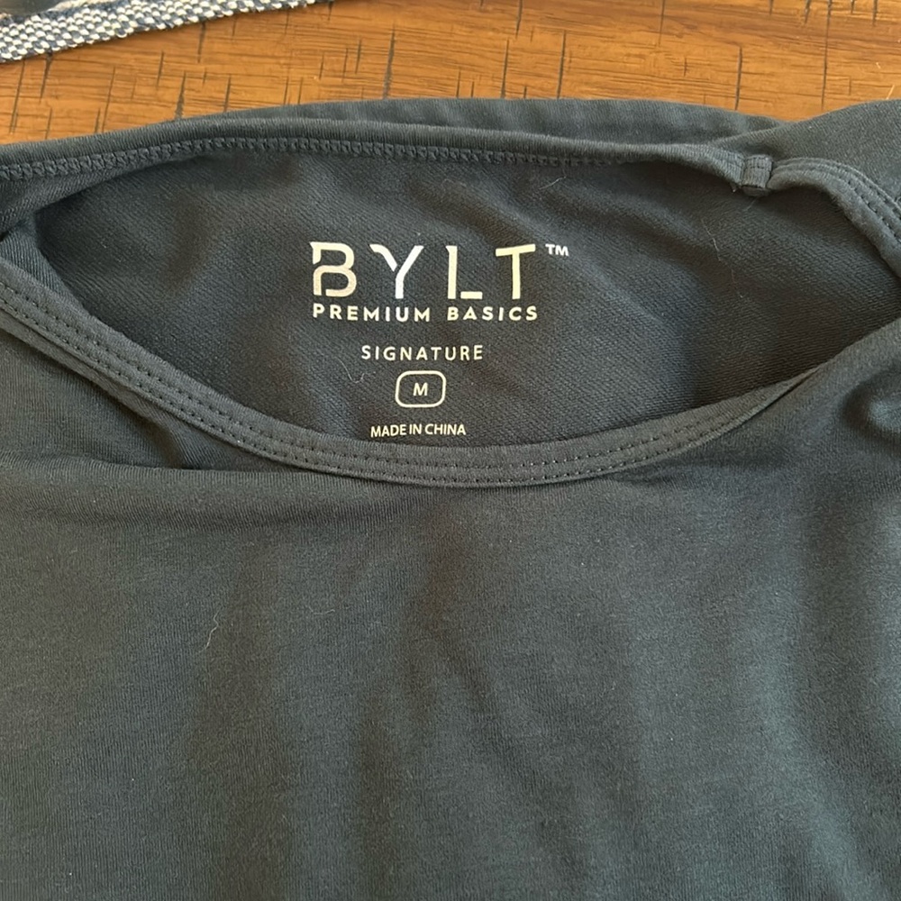 BYLT Premium Basics Signature Size Medium Deep Pacific color